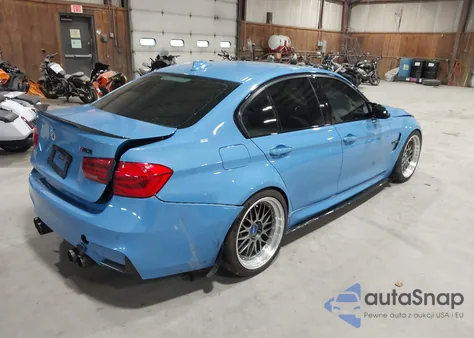 2016 BMW M3 z USA, uszkodzony, nr VIN WBS8M9C53G5G41736